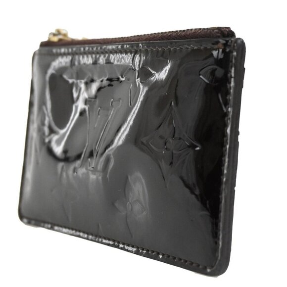 LOUIS VUITTON Pochette Cles Coin Wallet Monogram Vernis Red M93518 01FB770 - Picture 2 of 15